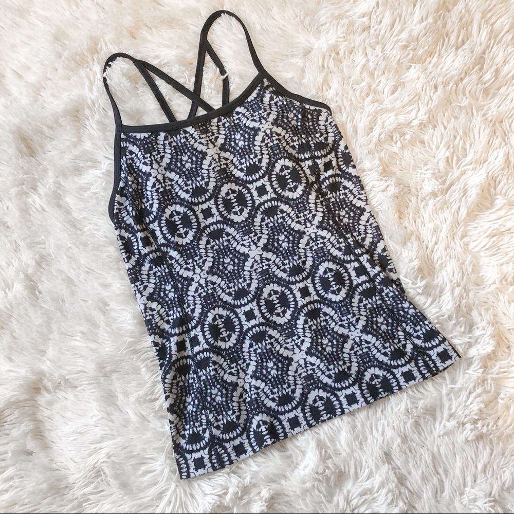 Athleta Black and Grey Cami Tank
